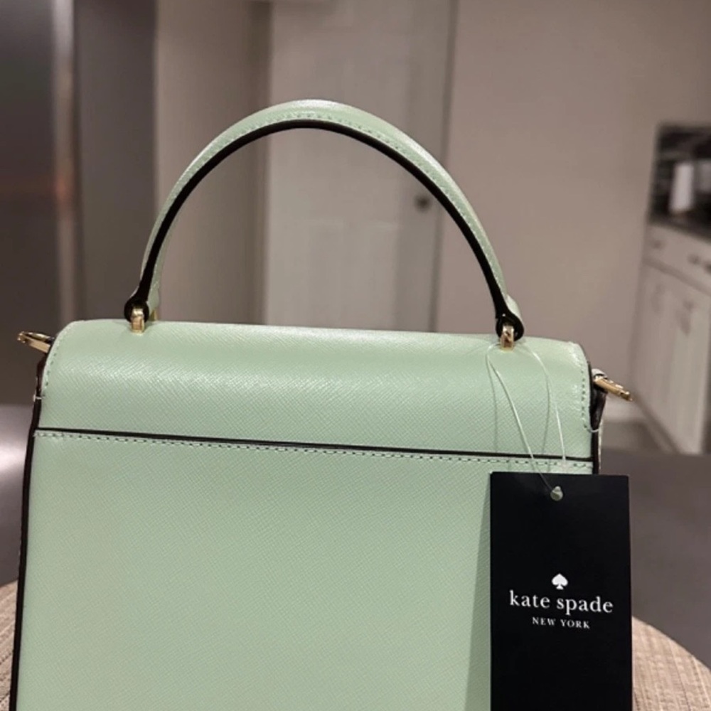 kate spade Mint Green Structured Top-Handle Satchel - Picture 5 of 16